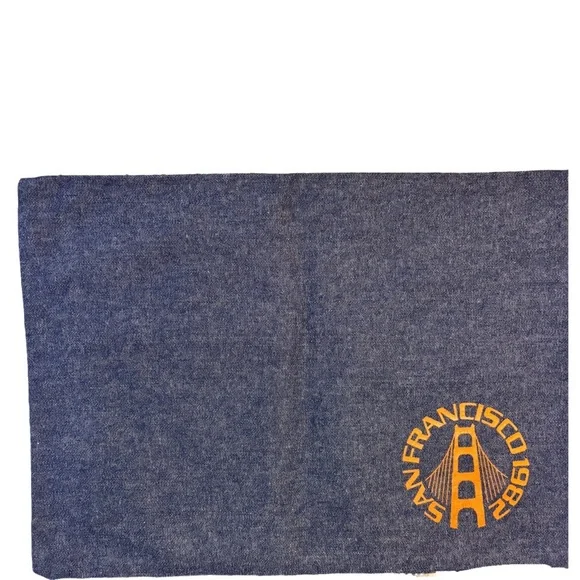 Vintage Levis Bag Pouch With Orange Label Tag - Picture 2 of 8